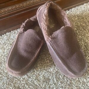 UGG Chocolate Brown Plush Slippers